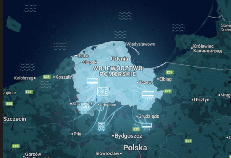 klimatyzacja serwis i motaż wojewodztwo pomorskie
